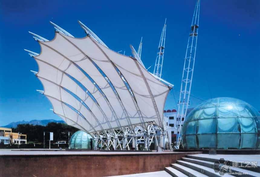 漳平车棚膜结构网架